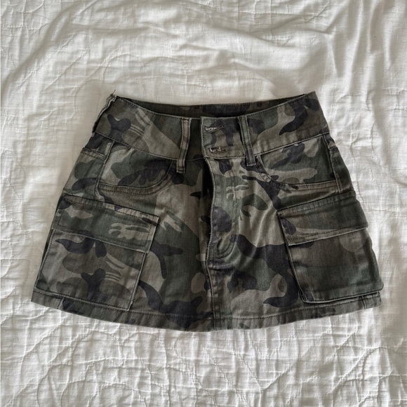 NWT SHEIN PETITE Summer Fashion Camouflage Slim Fit Multicolor / 2(Petite XS - Picture 8 of 16